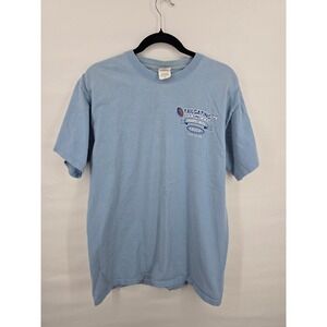 Smack Apparel Tailgating in ChapelHill Mens Large Blue Graphic T-Shirt UNC Humor